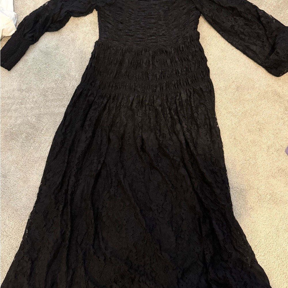 Elegant Black Lace Dress Maternity Pinkblush Dress